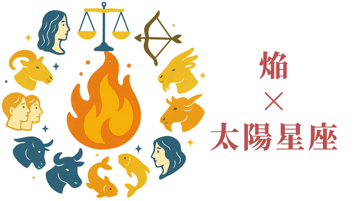 「焔」と太陽星座