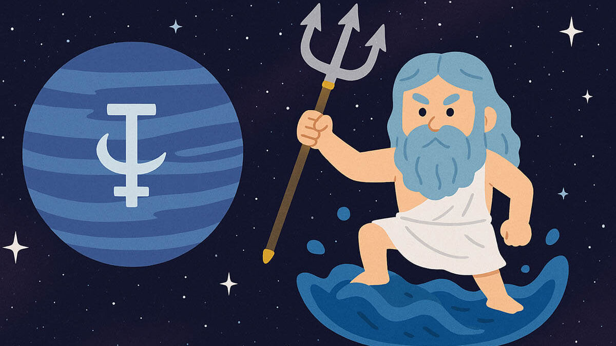 海王星が象徴するものとは？古代神話から現代まで受け継がれる由来と本質